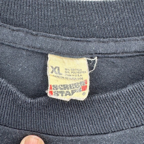 Vintage 1990 Screen Stars Corvette T-Shirt XL Single Stitch Chevrolet Chevy USA - Picture 7 of 11